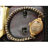 A 9ct ladies Cyma wristwatch