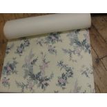 2.5 rolls of quality silk wallpaper on b