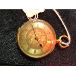 An 18ct ladies pocket watch