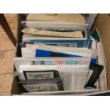 A box of World and GB stamps, Mint, Firs