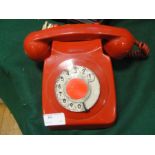 A red  telephone