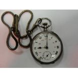 An early 20th century pocket watch with