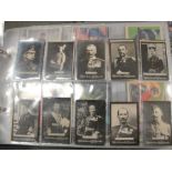 An album of trading and cigarette cards