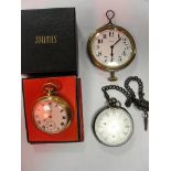 A 19th century pocket watch, HM silver a