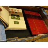 A quantity of stamp albums and stamps to