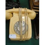 A vintage cream telephone