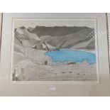 John Brunsdon (1933-2014): Crummock Water, etching & aquatint, hand signed, titled & numbered in