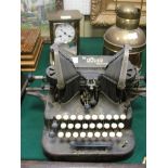 A vintage 'The Oliver' typewriter