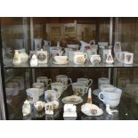 A large collection of crested China to include WWI interest, Edwardian & George V commemorative