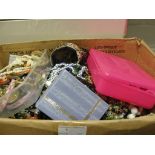 A box of costume jewellery