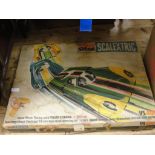 A boxed Scalextric set