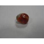 An Anglo-Saxon ring bead, red and white Royal 6-7 AD,