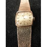 A 9ct gold Rotary ladies watch