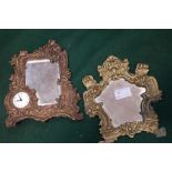 Two art nouveau style mirrors,