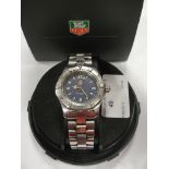 A Tag Heuer 2000 watch (boxed) inc paperwork and Guarantee