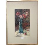 Continental School (20th century): Floral still life, oil on board,