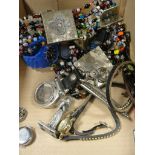 A quantity of dress jewellery, watches,