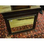 A 1920s  overmantle mirror