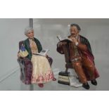 Two Royal Doulton figures: 'The Professor' and 'Prized Possessions'