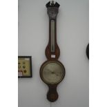 An Edwardian mahogany barometer