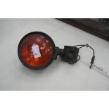 A pre-War motorbike light