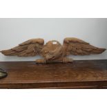 A hand carved RAF style eagle