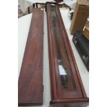 A mahogany-cased A Gellenkamp & Co stick barometer (no mercury)