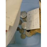 A quantity of World and GB coins to inc Victorian silver and other examples