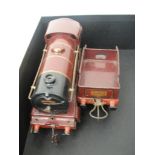 A boxed Hornby zero gauge clockwork 5600 locomotive and tender