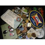 Qty of vintage fishing badges