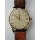 A 9ct Longines gentleman's wristwatch