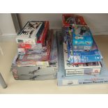 A quantity of box kit models to inc.