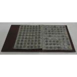 A large quantity of coins in folder to inc George II & III, Victoria and Edward VII,