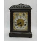 An early 20th century German bracket clock