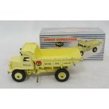 A boxed Dinky Supertoy Eyelid Dumper Truck