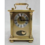 A Rapport brass carriage clock