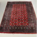 A Pakistani hand-made Bokhara rug