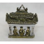 A 19th century gilded box in Chinoiserie style