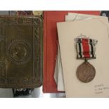 A Special Constable medal to A/Sergt George Easton; together with photograph,