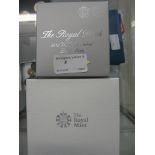 The Royal Birth silver proof £5 coin & The Royal Wedding William & Catherine £5 2011 both boxed and