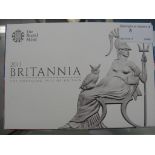 2013 Britannia collection silver proof five coin collection in presentation case