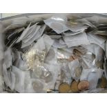 A quantity of GB pennies and various coinage: Victoria-QEIIR some good grade pennies