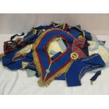 A large quantity of Masonic aprons,