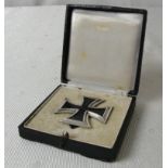 Cased WWII Third Reich Iron Cross 1ST Class,Makers mark 4,