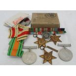 WWII medals ,DM,BWM,39-45, Italy, Africa,