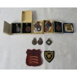 A quantity of boxed vintage football medals to Essex and London area to Ernest Paul,