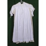Assorted vintage christening gowns and nightdresses
