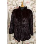 A lady's vintage fur jacket