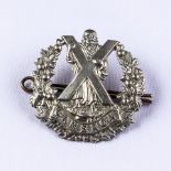 Queen's Own Cameron Highlanders O/R's wm. cap badge