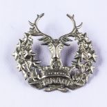 The Gordon Highlanders, O/R's bonnet badge, wm.